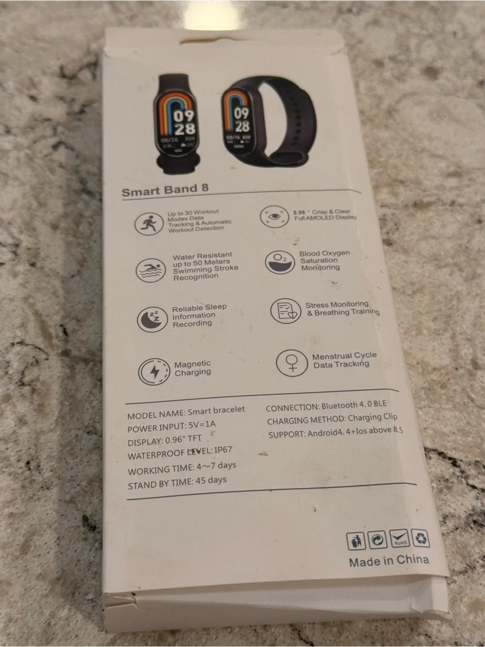 Smart Band 8 Fitness Tracker - New in Box